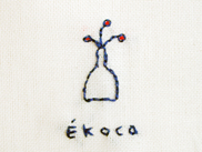ekoca_花瓶の手刺繍ふきん